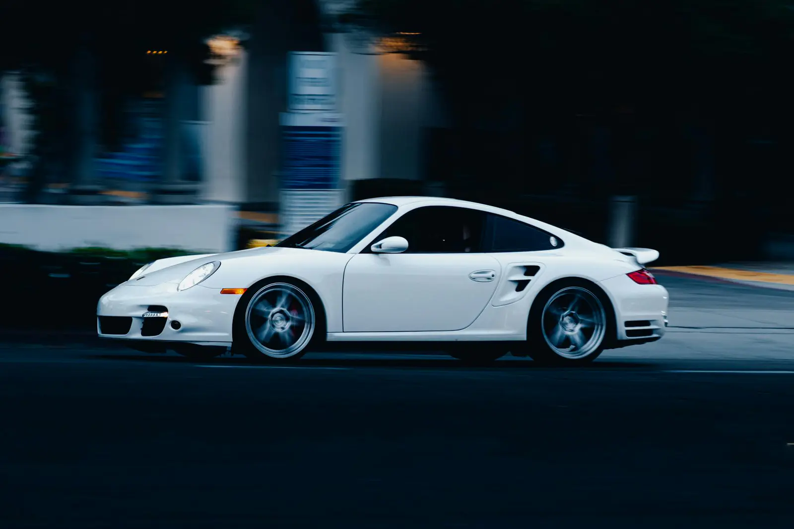 Sleek sports car
